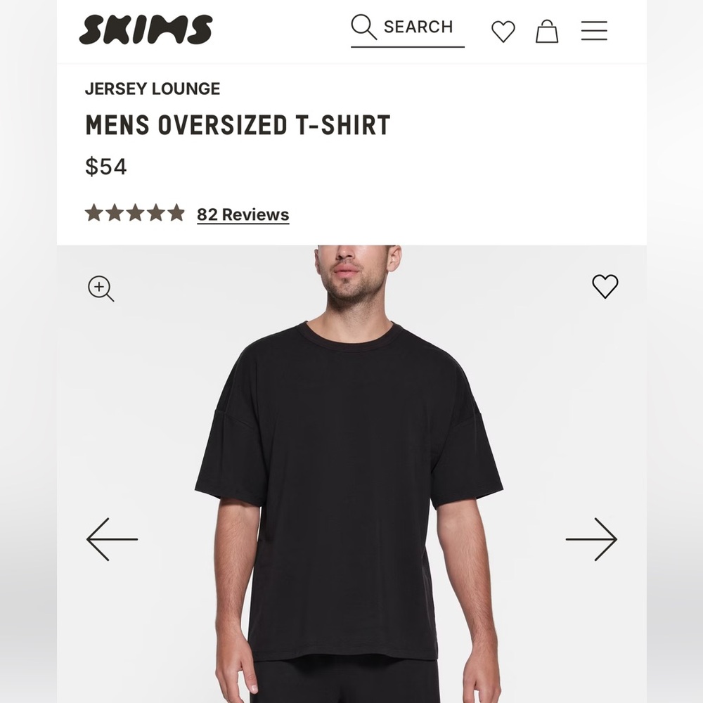 Skims lounge jersey t shirt